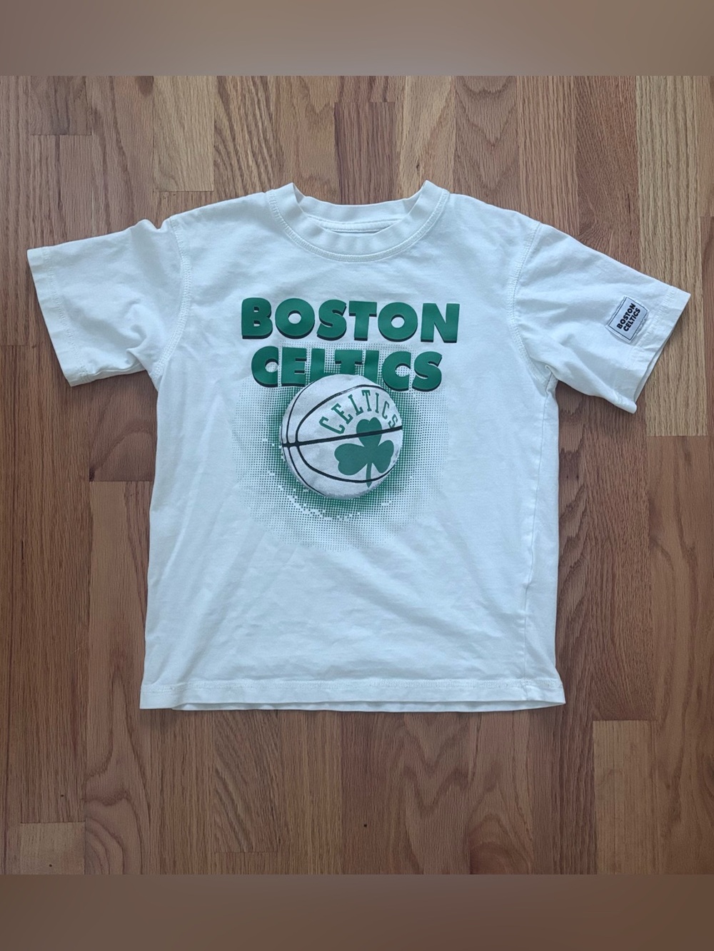 Zara Boys Boston Celtics NBA Graphic T-Shirt Size 6/7